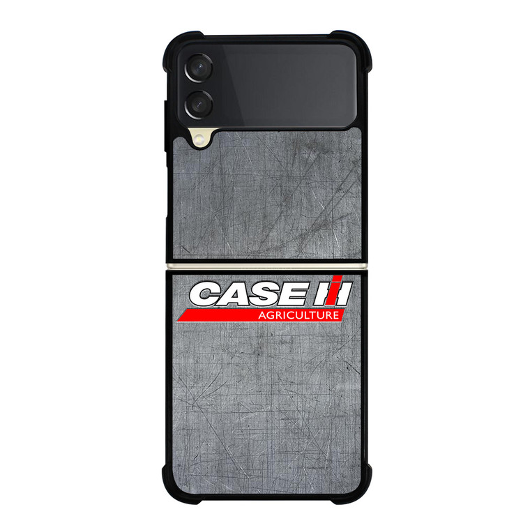 CASE IH ICON AGRICULTURE METAL LOGO Samsung Galaxy Z Flip 3 Case Cover