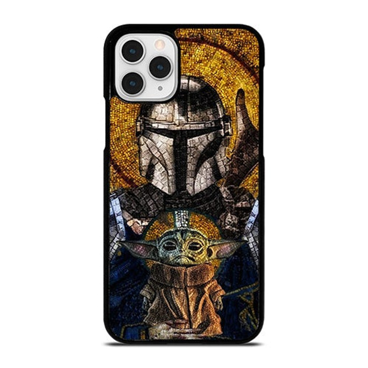 BABY YODA AND THE MANDALORIAN MOSAIC iPhone 11 Pro Case Cover