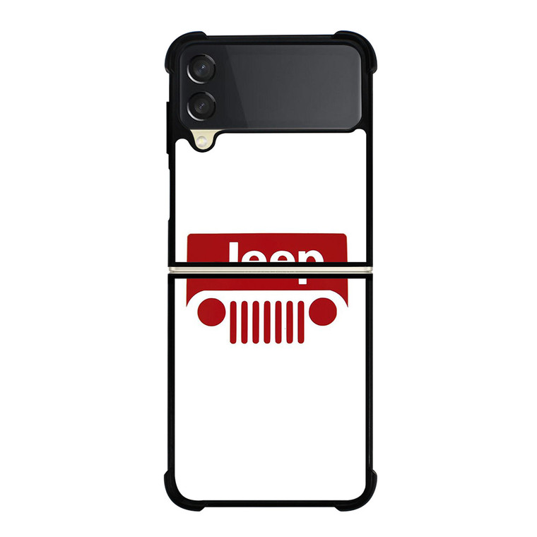 JEEP CAR LOGO RED Samsung Galaxy Z Flip 3 Case Cover
