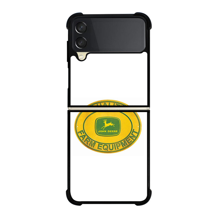 JOHN DEERE TRACTOR LOGO FARM EQUIPMENT Samsung Galaxy Z Flip 3 Case Cover