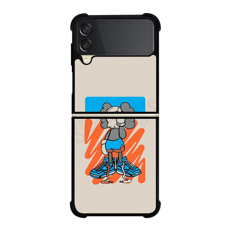 KAWS AIR JORDAN MASCOT Samsung Galaxy Z Flip 3 Case Cover