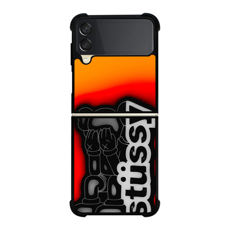 KAWS STUSSY Samsung Galaxy Z Flip 3 Case Cover