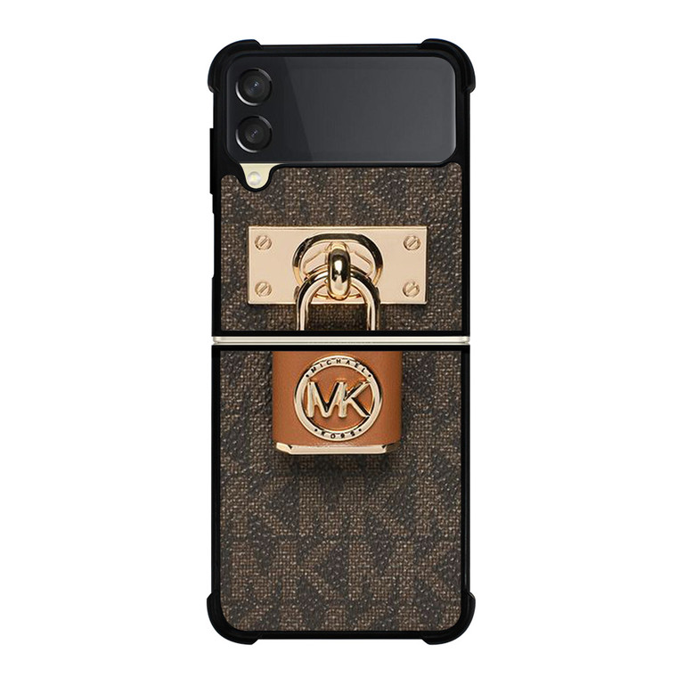 MICHAEL KORS MK LOGO PADLOCK Samsung Galaxy Z Flip 3 Case Cover