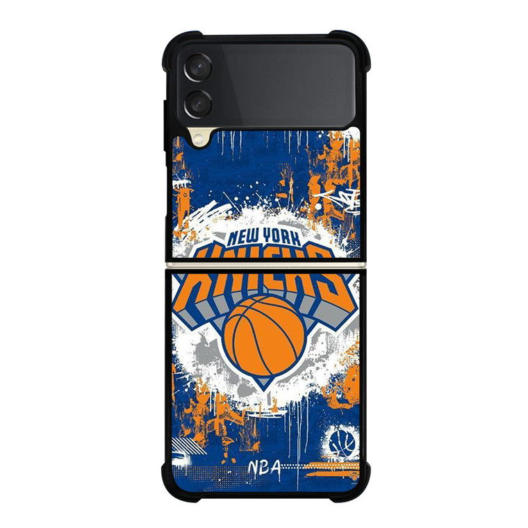 NEW YORK KNICKS BASKETBALL NBA LOGO Samsung Galaxy Z Flip 3 Case Cover