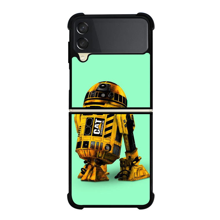 R2D2 STAR WARS CATERPILLAR ROBOT Samsung Galaxy Z Flip 3 Case Cover
