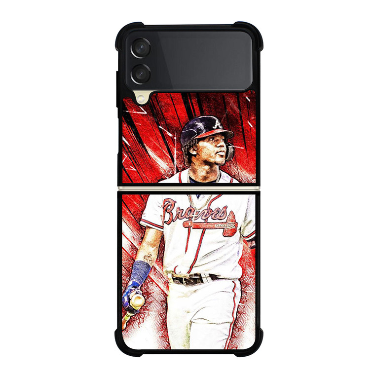 RONALD ACUNA JR ATLANTA BRAVES PLAYER Samsung Galaxy Z Flip 3 Case Cover