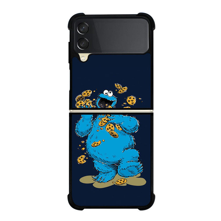SESAME STREET COOKIE MONSTER Samsung Galaxy Z Flip 3 Case Cover