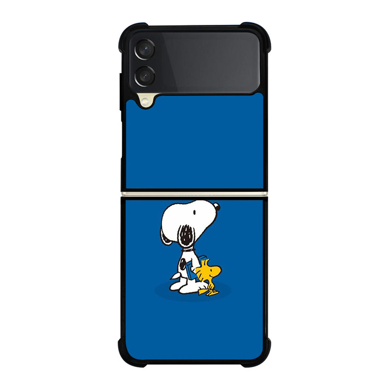 SNOOPY AND WOODSTOCK THE PEANUTS Samsung Galaxy Z Flip 3 Case Cover