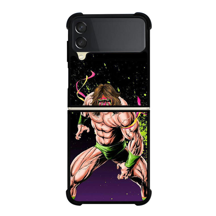 ULTIMATE WARRIOR CARTOON WWE Samsung Galaxy Z Flip 3 Case Cover