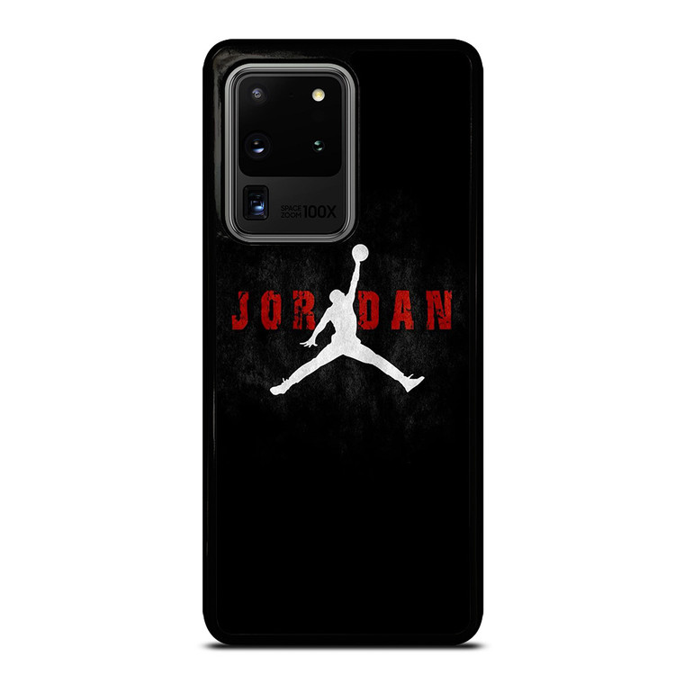 AIR JORDAN NIKE RED BLACK Samsung Galaxy S20 Ultra Case Cover