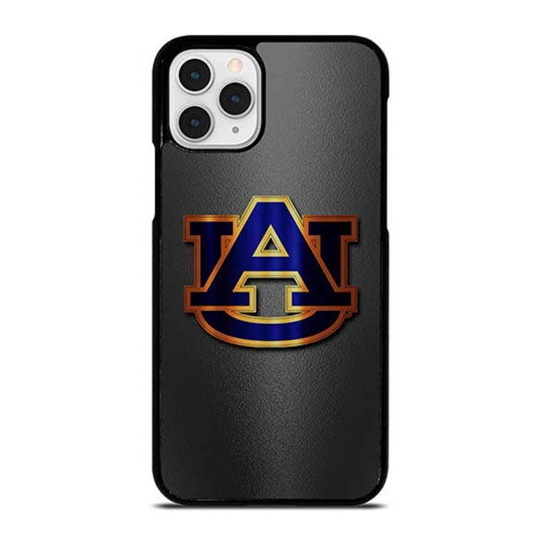 AUBURN TIGERS FOOTBALL LOGO METAL iPhone 11 Pro Case Cover