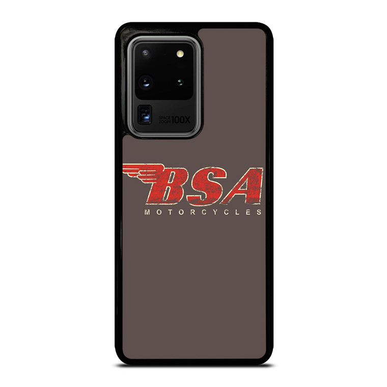 BSA MOTORCYCLE LOGO BRITISH ICON Samsung Galaxy S20 Ultra Case Cover BSA MOTORCYCLE LOGO BRITISH ICON Samsung Galaxy S20 Ultra Case Cover