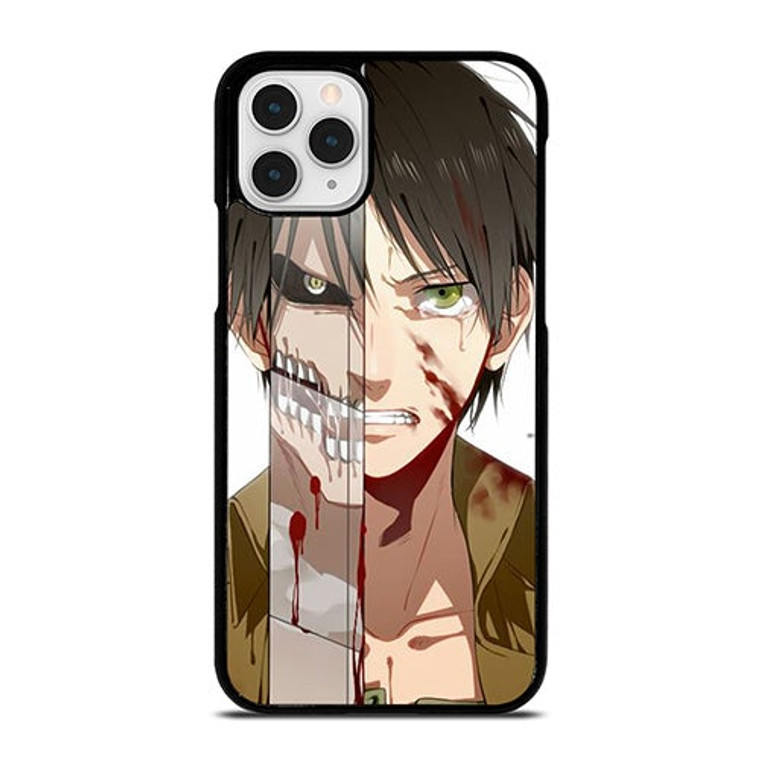 ATTACK ON TITAN ANIME EREN YEAGER iPhone 11 Pro Case Cover