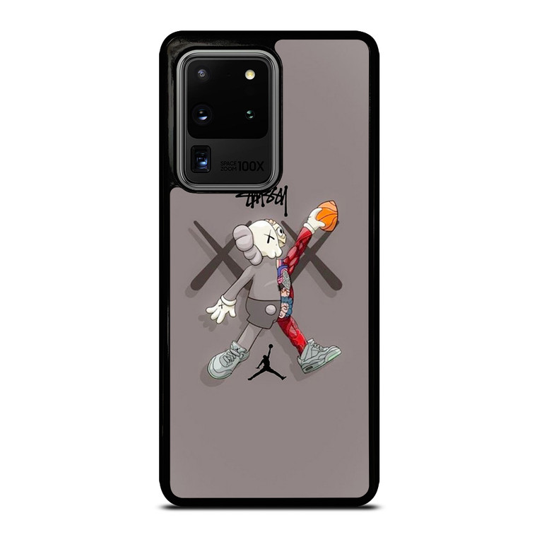 KAWS AIR JORDAN STUSSY Samsung Galaxy S20 Ultra Case Cover KAWS AIR JORDAN STUSSY Samsung Galaxy S20 Ultra Case Cover