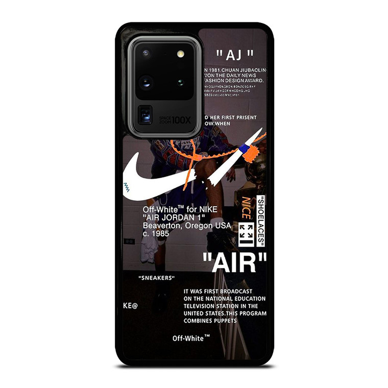 OFF-WHITE NIKE AIR JORDAN MICHAEL Samsung Galaxy S20 Ultra Case Cover OFF-WHITE NIKE AIR JORDAN MICHAEL Samsung Galaxy S20 Ultra Case Cover