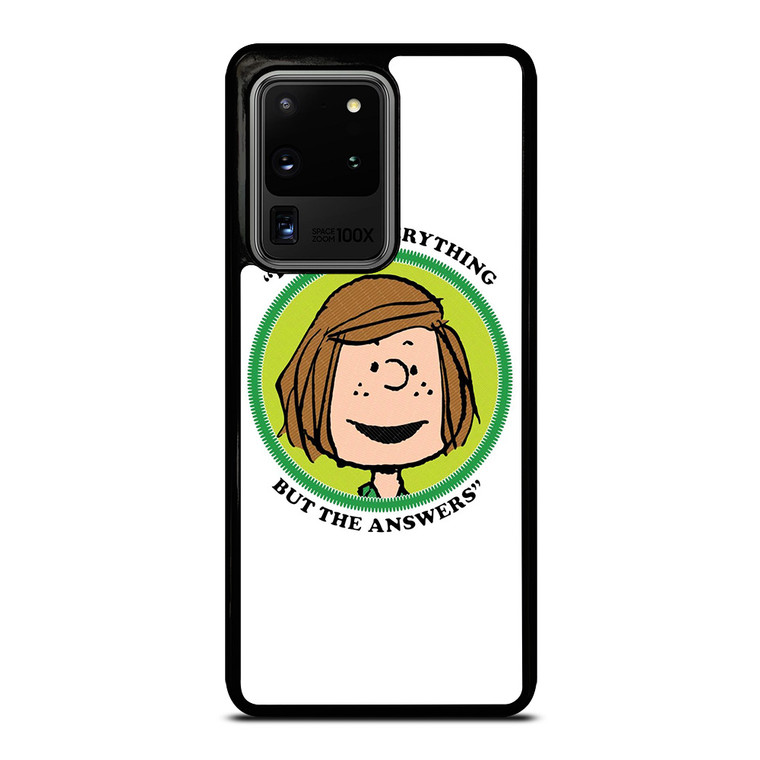 PEPPERMINT PATTY THE PEANUTS Samsung Galaxy S20 Ultra Case Cover
