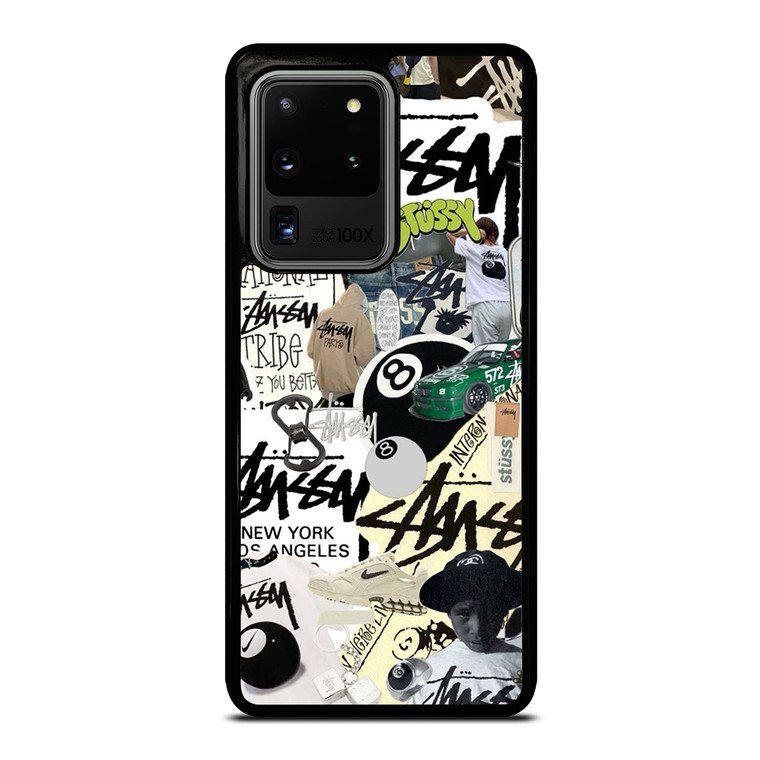 STUSSY COLLAGE Samsung Galaxy S20 Ultra Case Cover STUSSY COLLAGE Samsung Galaxy S20 Ultra Case Cover