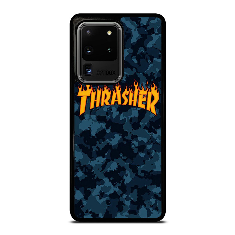 THRASHER SKATEBOARD CAMO BLUE Samsung Galaxy S20 Ultra Case Cover THRASHER SKATEBOARD CAMO BLUE Samsung Galaxy S20 Ultra Case Cover
