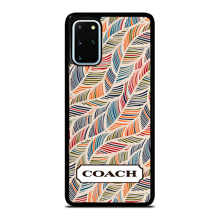 COACH NEW YORK LOGO MONOGRAM SEAMLESS PATTERN Samsung Galaxy S20 Plus Case Cover