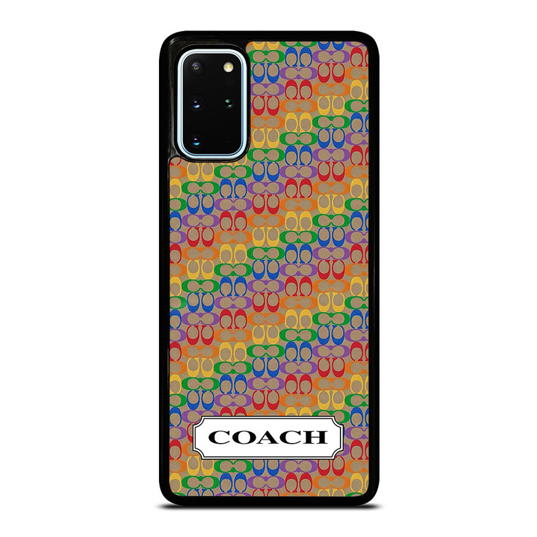 COACH NEW YORK LOGO PATTERN COLORFULI CONS Samsung Galaxy S20 Plus Case Cover