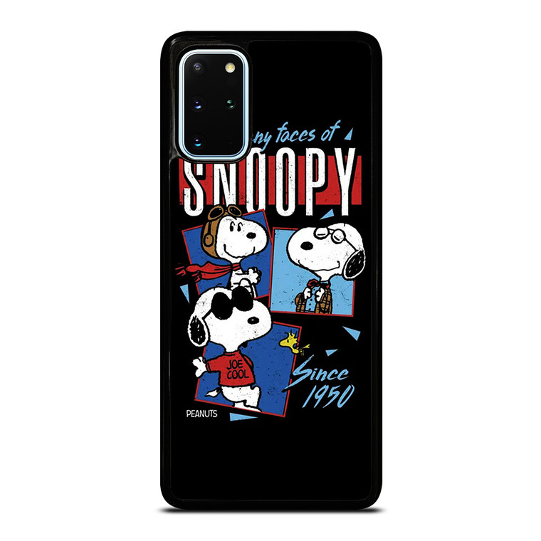 SNOOPY FACES THE PEANUTS CARTOON Samsung Galaxy S20 Plus Case Cover SNOOPY FACES THE PEANUTS CARTOON Samsung Galaxy S20 Plus Case Cover