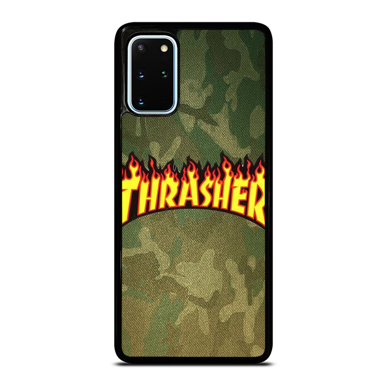 THRASHER CAMO SKATEBOARD MAGAZINE Samsung Galaxy S20 Plus Case Cover