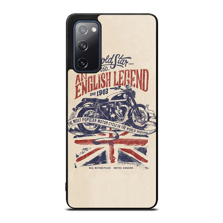 BSA MOTORCYCLE BRITISH GOLD STAR Samsung Galaxy S20 FE Case Cover