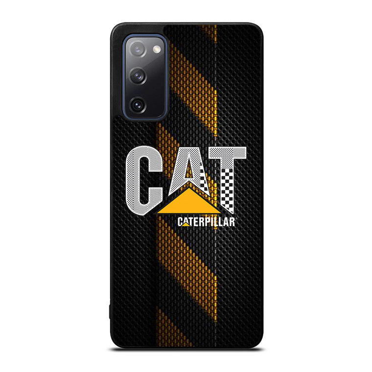 CATERPILLAR TRACTOR LOGO YELLOW METAL TRIPE Samsung Galaxy S20 FE Case Cover