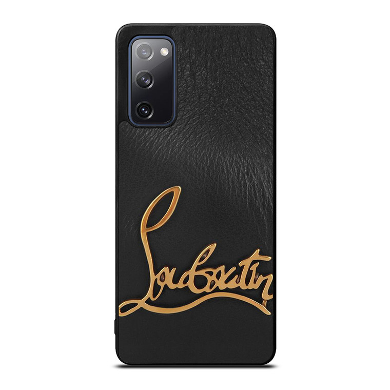 CHRISTIAN LOUBOUTIN LOGO LEATHER Samsung Galaxy S20 FE Case Cover