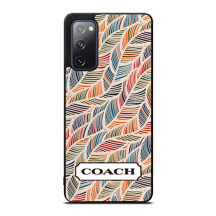 COACH NEW YORK LOGO MONOGRAM SEAMLESS PATTERN Samsung Galaxy S20 FE Case Cover
