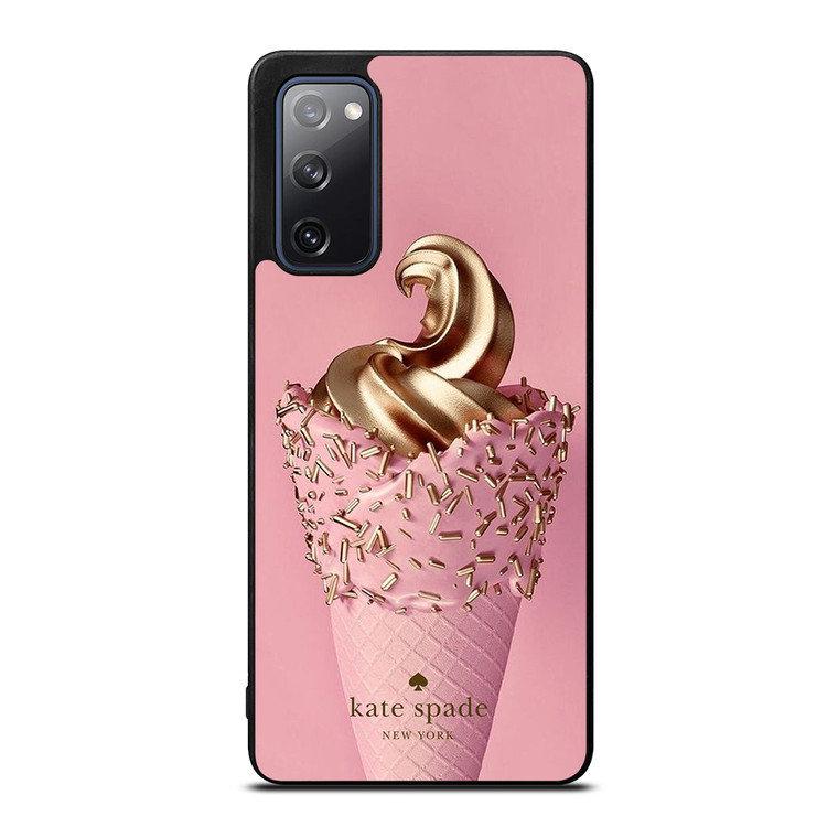 KATE SPADE NEW YORK LOGO GOLDEN ICE CREAM Samsung Galaxy S20 FE Case Cover