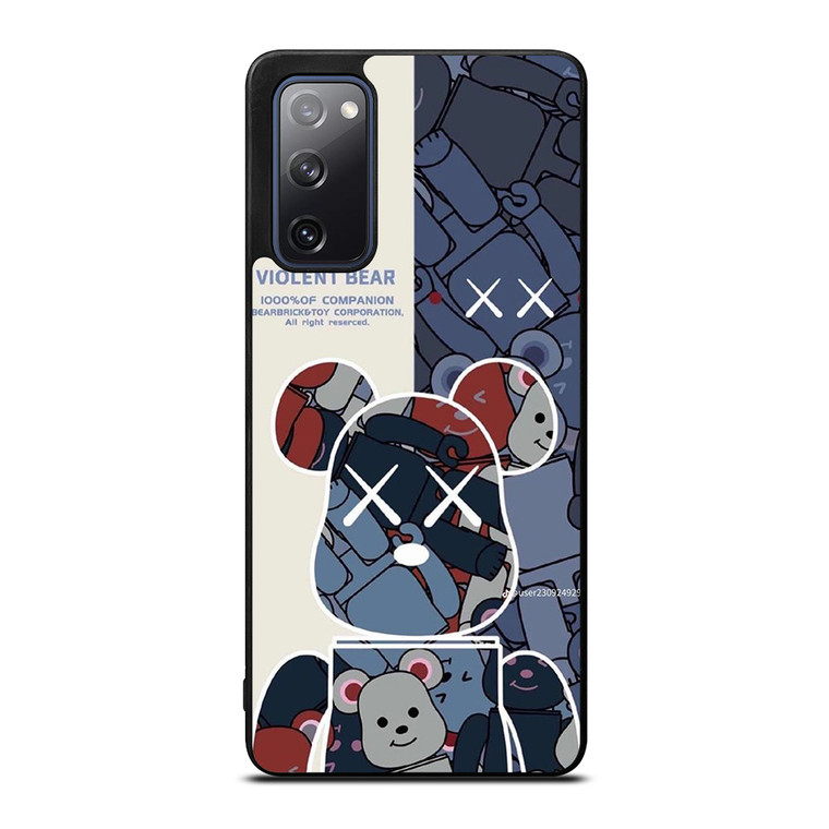 KAWS VIOLENT BEAR Samsung Galaxy S20 FE Case Cover KAWS VIOLENT BEAR Samsung Galaxy S20 FE Case Cover