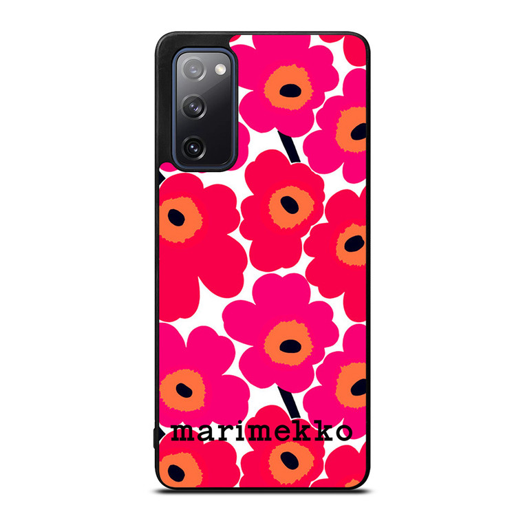 MARIMEKKO UNIKO RED FLOWER Samsung Galaxy S20 FE Case Cover MARIMEKKO UNIKO RED FLOWER Samsung Galaxy S20 FE Case Cover