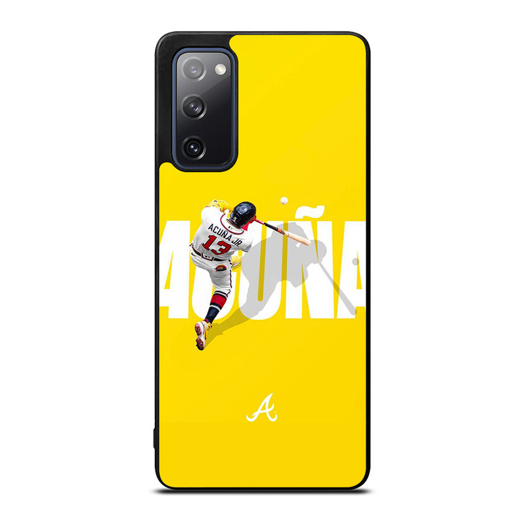 RONALD ACUNA JR ATLANTA BRAVES 13 Samsung Galaxy S20 FE Case Cover RONALD ACUNA JR ATLANTA BRAVES 13 Samsung Galaxy S20 FE Case Cover