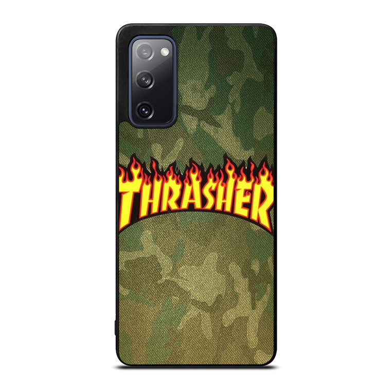 THRASHER CAMO SKATEBOARD MAGAZINE Samsung Galaxy S20 FE Case Cover