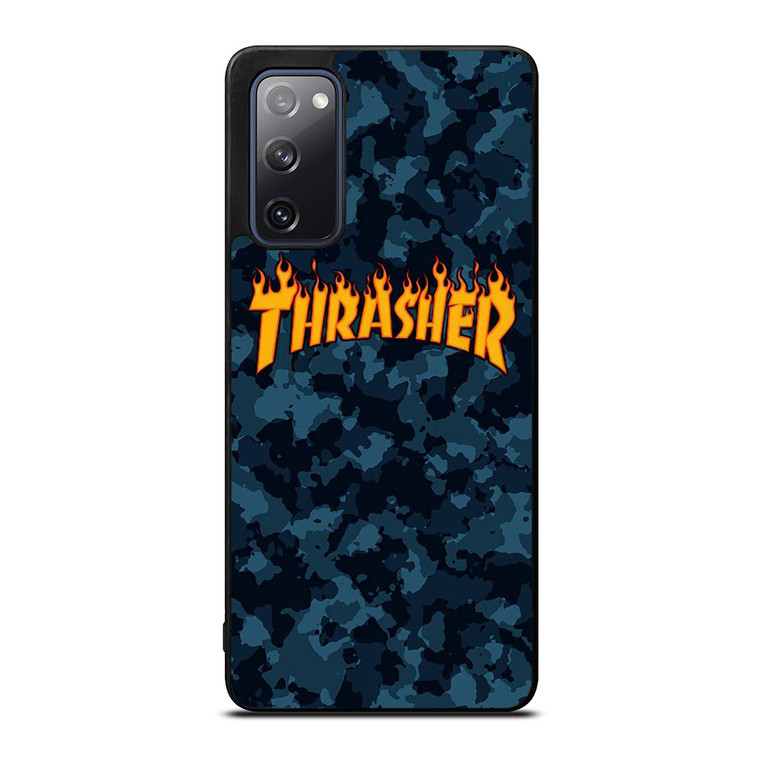 THRASHER SKATEBOARD CAMO BLUE Samsung Galaxy S20 FE Case Cover