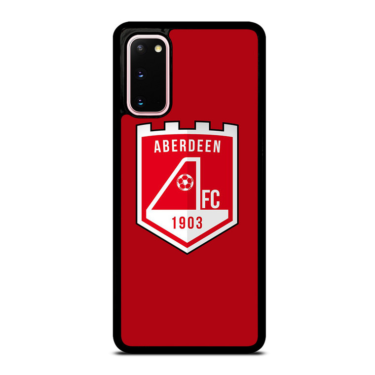 ABERDEEN FC FOOTBALL CLUB LOGO SCOTLAND Samsung Galaxy S20 Case Cover