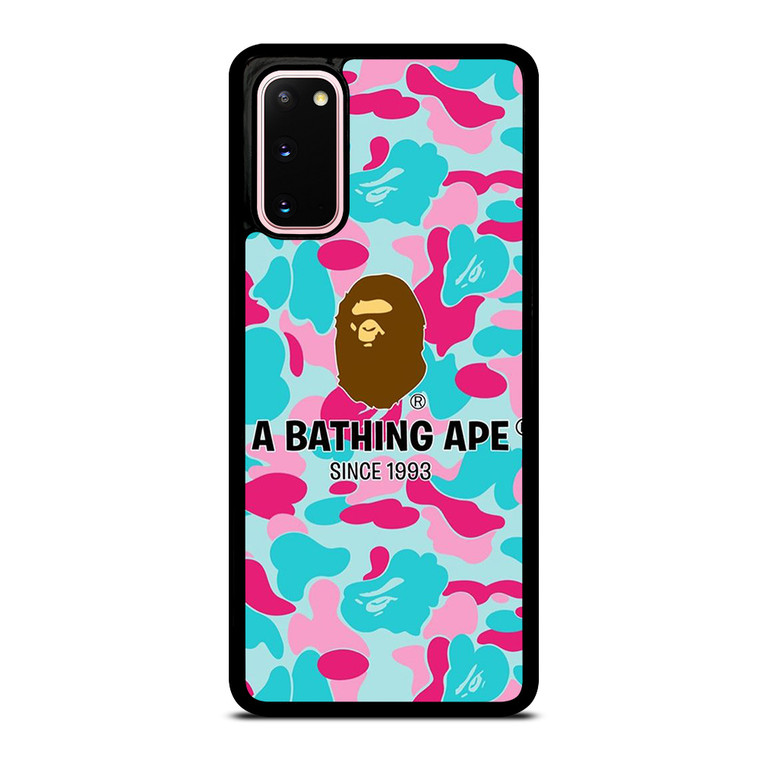 BAPE A BATHING APE CAMO Samsung Galaxy S20 Case Cover