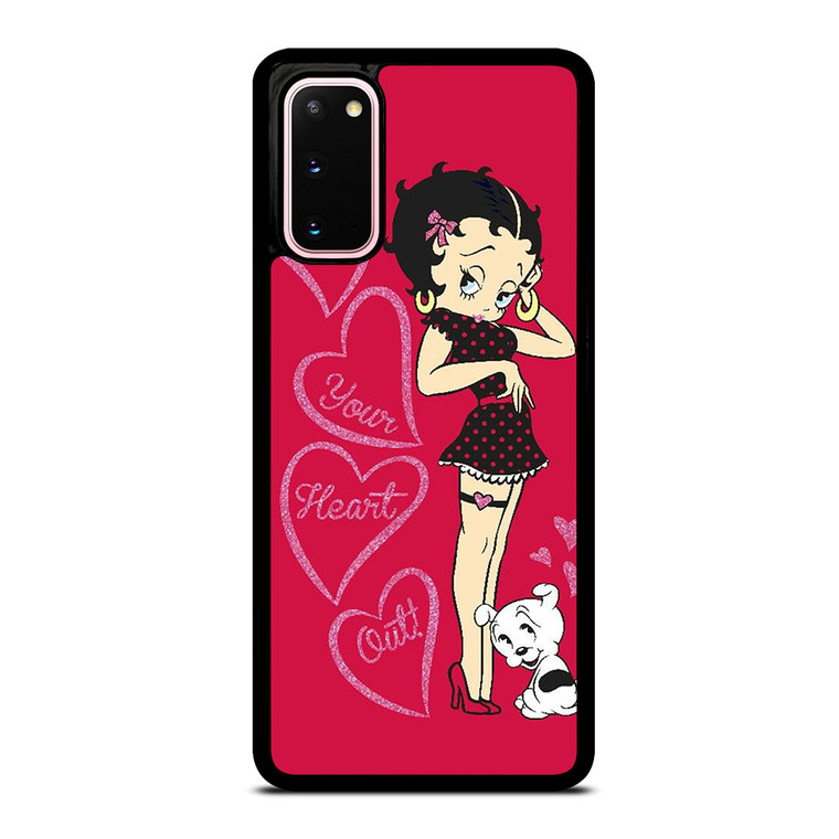 BETTY BOOP EAT YOUR HEART Samsung Galaxy S20 Case Cover