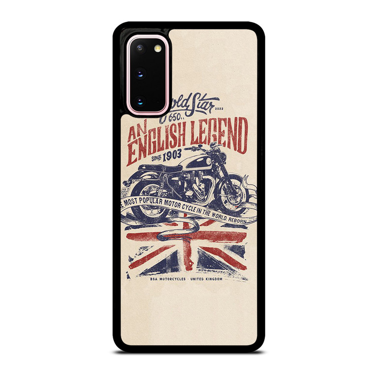 BSA MOTORCYCLE BRITISH GOLD STAR Samsung Galaxy S20 Case Cover