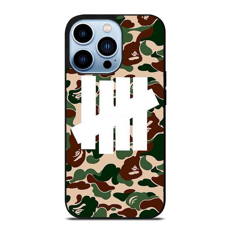 UNDEFEATED BAPE CAMO iPhone 13 Pro Max Case Cover