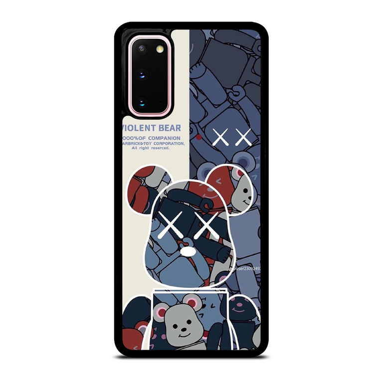 KAWS VIOLENT BEAR Samsung Galaxy S20 Case Cover KAWS VIOLENT BEAR Samsung Galaxy S20 Case Cover