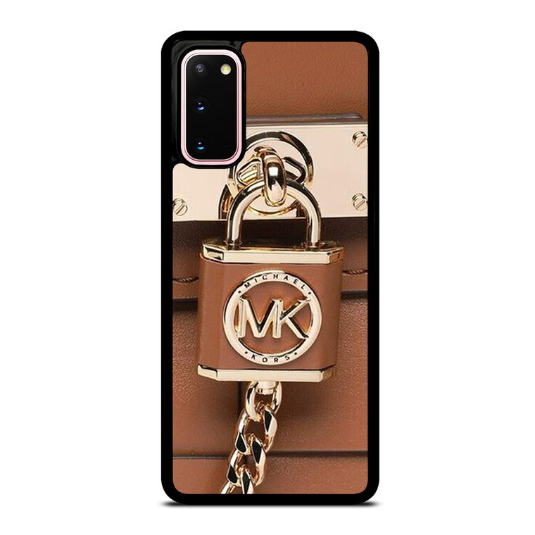 MICHAEL KORS LOGO MK PADLOCK BROWN Samsung Galaxy S20 Case Cover MICHAEL KORS LOGO MK PADLOCK BROWN Samsung Galaxy S20 Case Cover