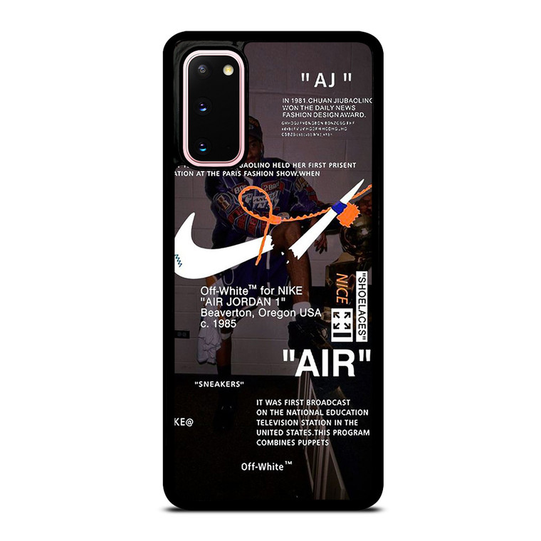 OFF-WHITE NIKE AIR JORDAN MICHAEL Samsung Galaxy S20 Case Cover OFF-WHITE NIKE AIR JORDAN MICHAEL Samsung Galaxy S20 Case Cover