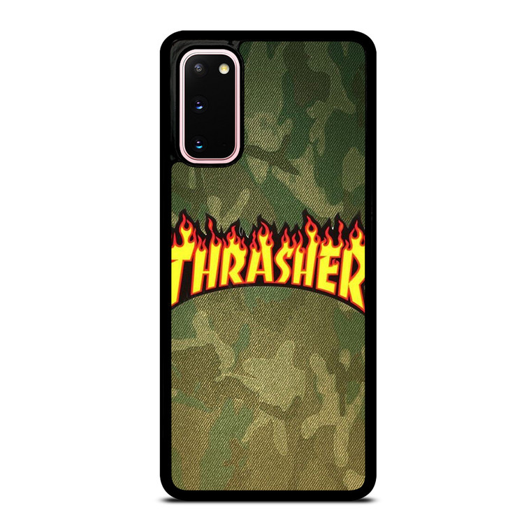 THRASHER CAMO SKATEBOARD MAGAZINE Samsung Galaxy S20 Case Cover