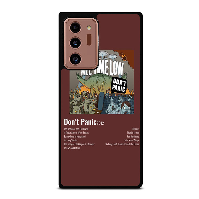 ALL TIME LOW DON'T PANIC 2012 Samsung Galaxy Note 20 Ultra Case Cover