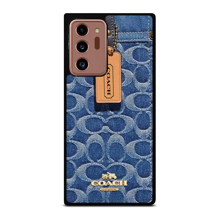 COACH NEW YORK LOGO JEANS BAG Samsung Galaxy Note 20 Ultra Case Cover