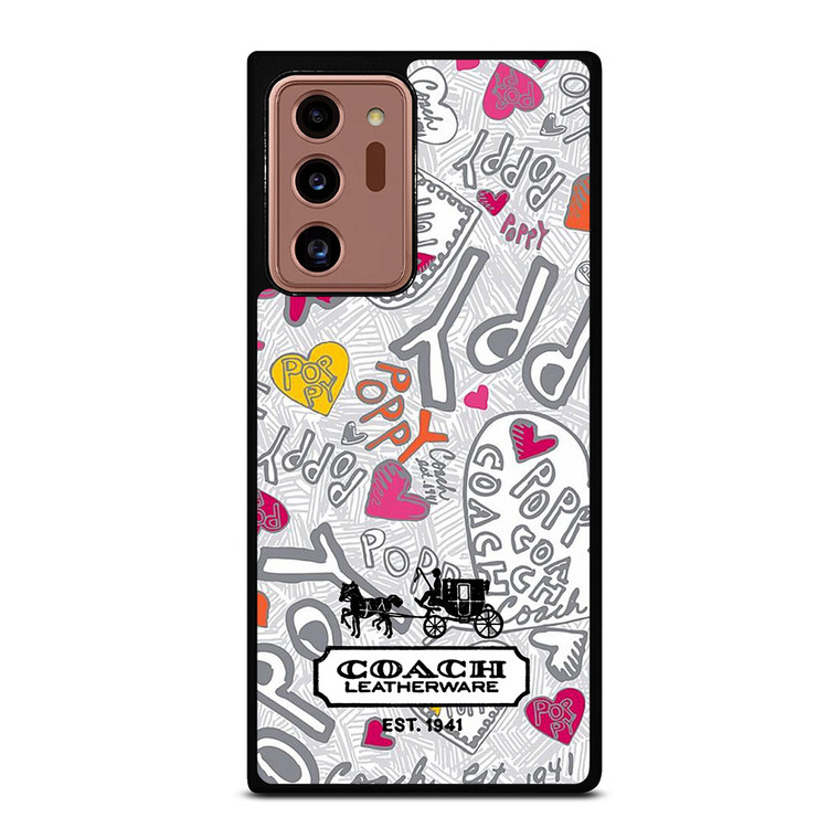 COACH NEW YORK LOGO POPPY COLORFUL