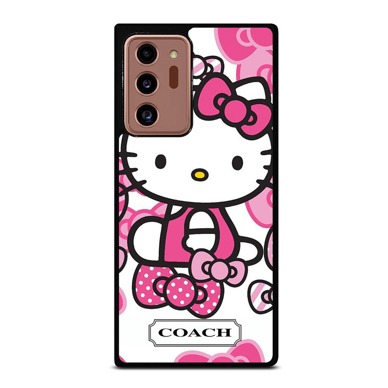 HELLO KITTY COACH NEW YORK PINK Samsung Galaxy Note 20 Ultra Case Cover