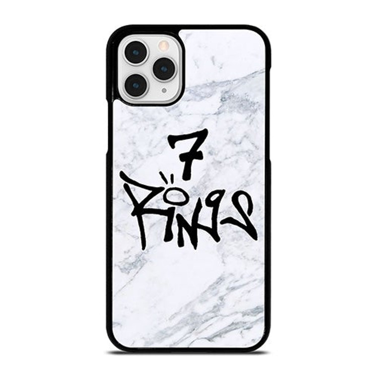 7 RINGS ARIANA GRANDE MARBLE iPhone 11 Pro Case Cover